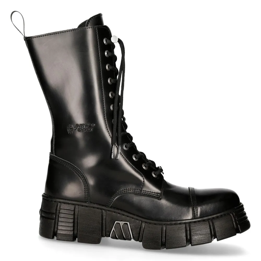 M-WALL127N-C1 Boots Leather Wall Biker