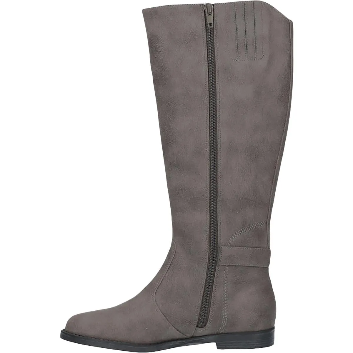 Makayla Womens Faux Suede Tall Riding Boots