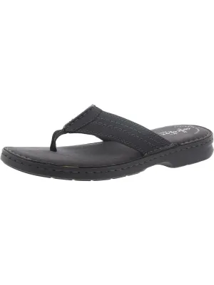 Malone Bay Mens Leather Slip On Thong Sandals