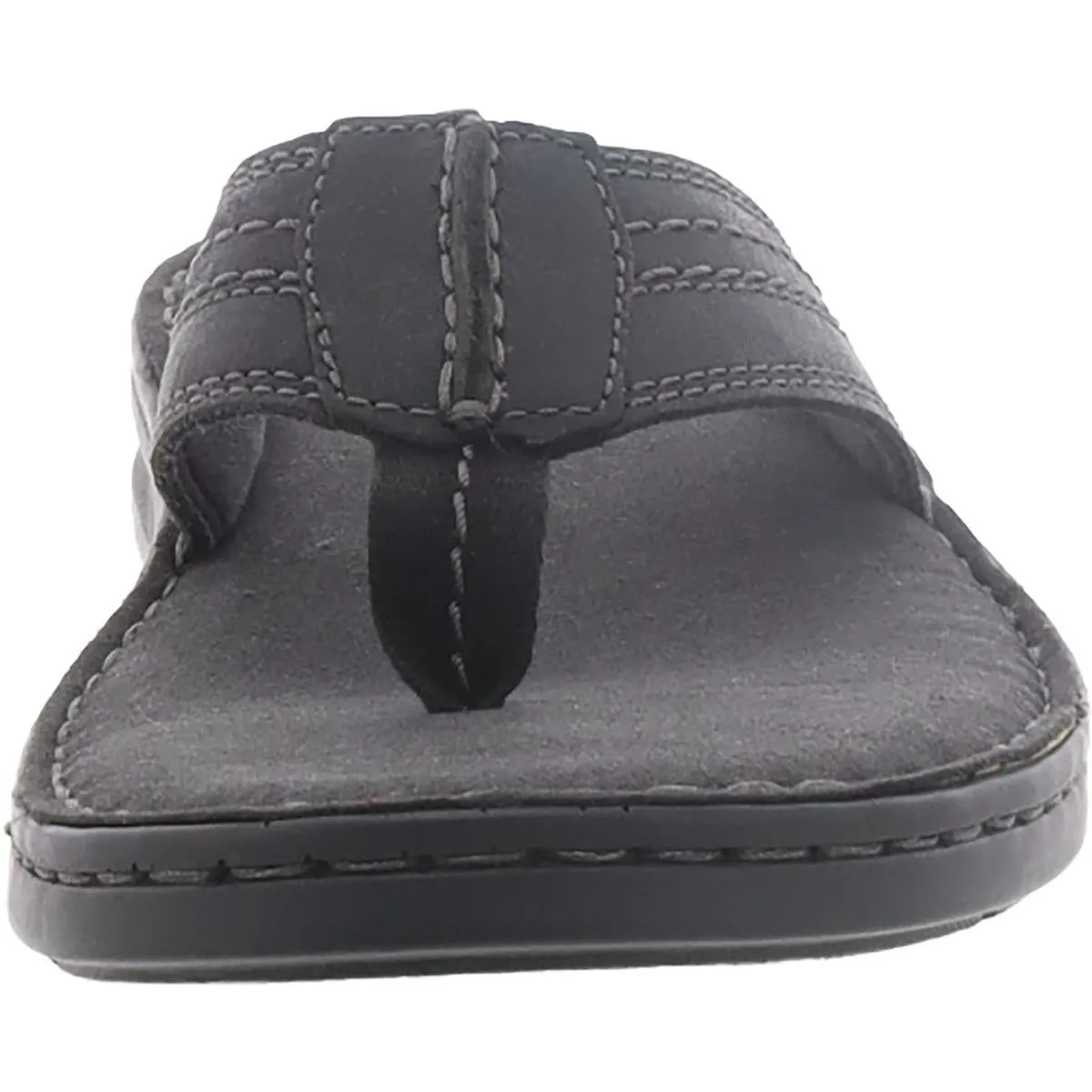 Malone Bay Mens Leather Slip On Thong Sandals