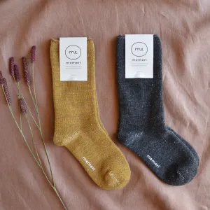 Memeri Wool and Silk Pile Socks (adults) *Returning Soon