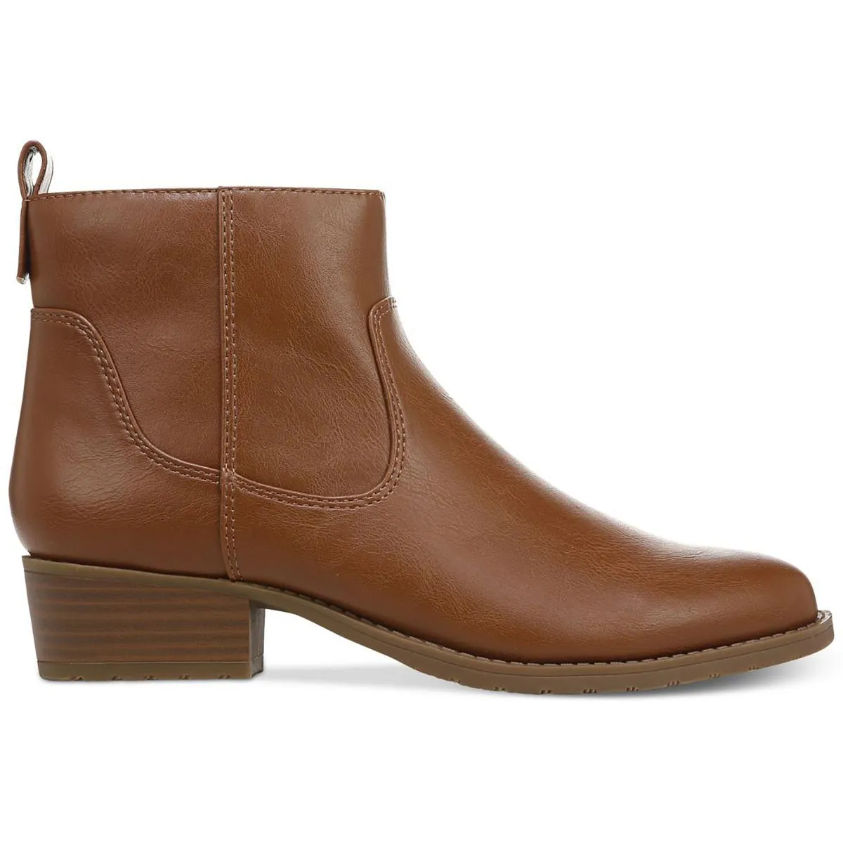 Memphyss Womens Faux leather Side Zip Ankle Boots