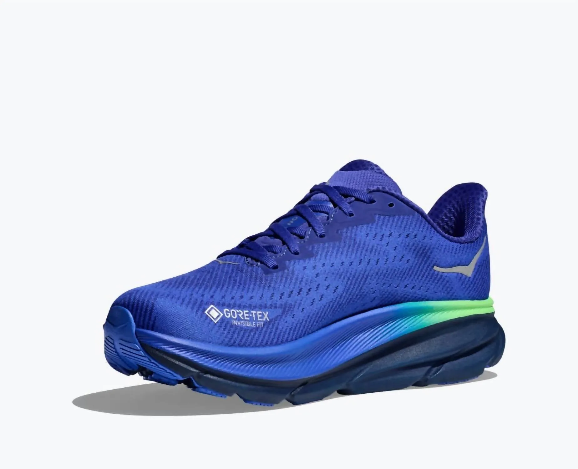 Men’S Clifton 9 Gore-Tex Running Shoes In Dazzling Blue/evening Sky