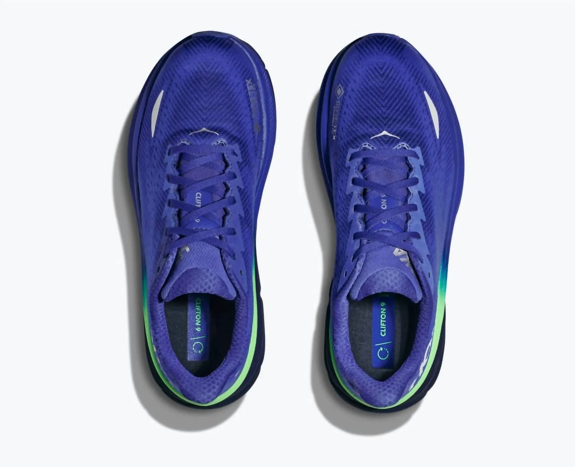 Men’S Clifton 9 Gore-Tex Running Shoes In Dazzling Blue/evening Sky