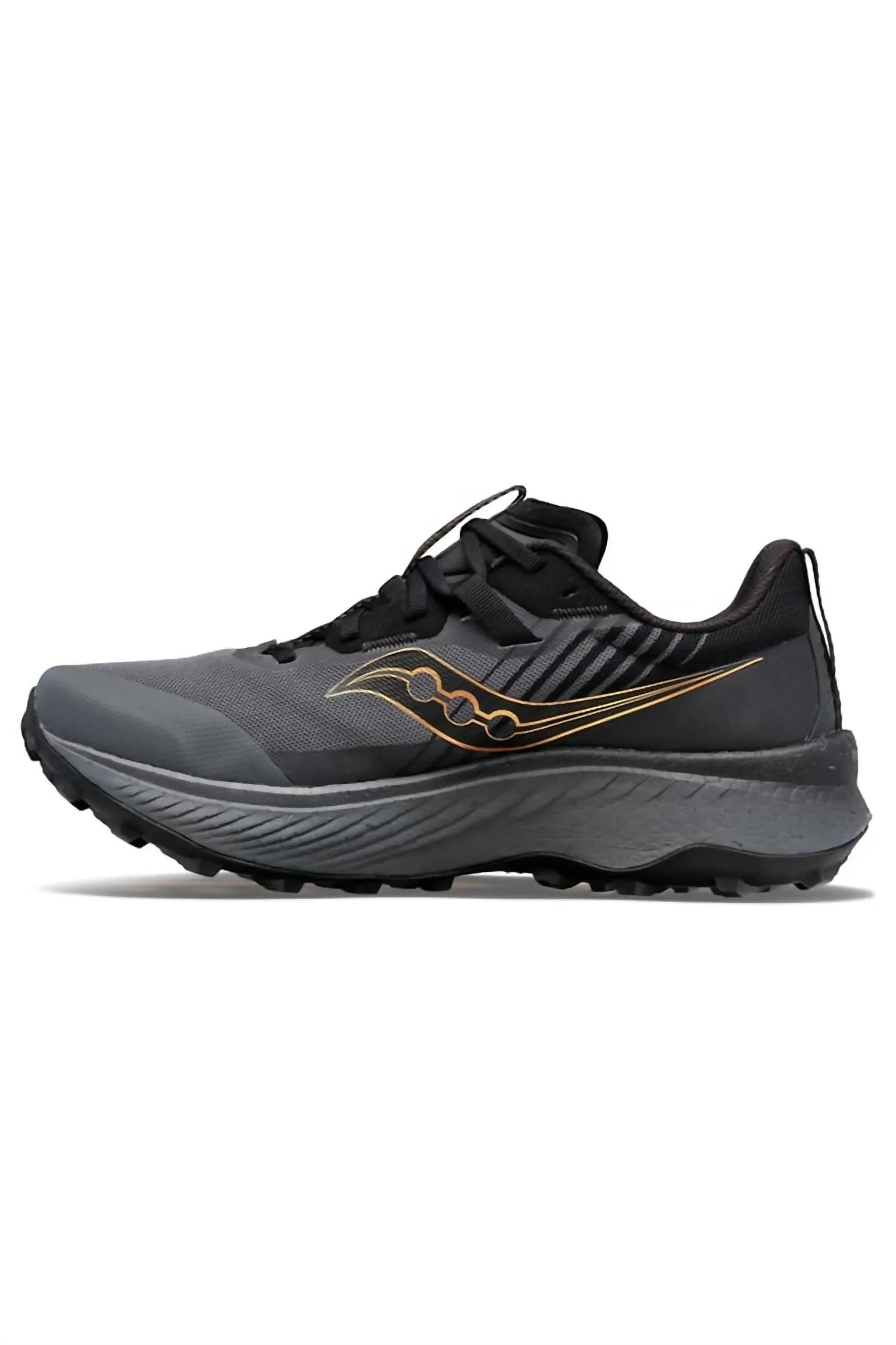 Men's Endorphin Edge Trail Running Shoes In Black/gold