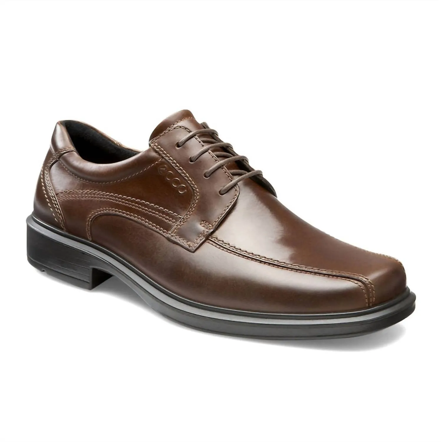 Men's Helsinki Bike Toe Lace Dress Shoes In Cacao Brown