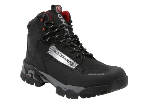 Men's Hiking Boot Alpes Black By Swissbrand