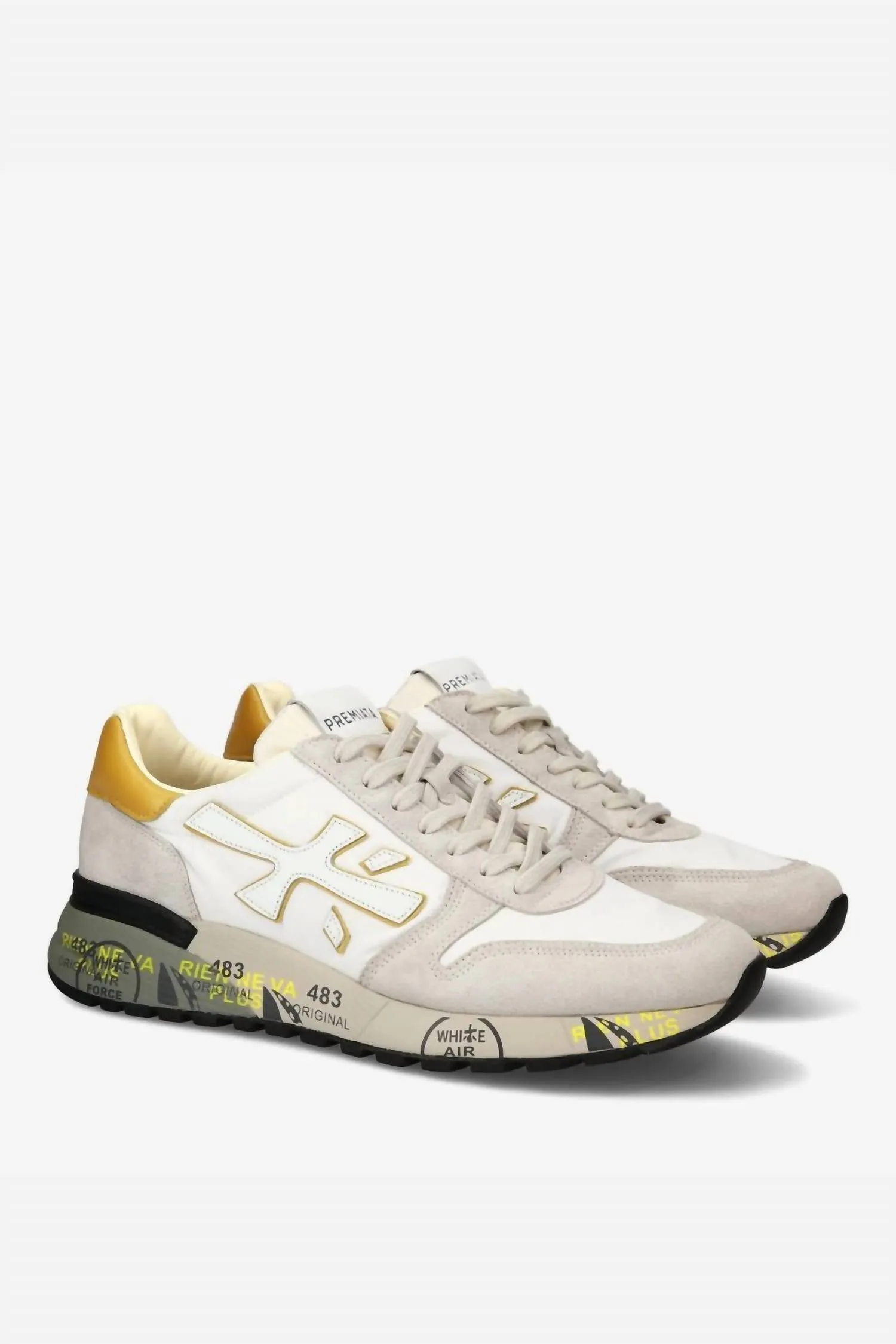 Men's Mick Sneaker In White/beige