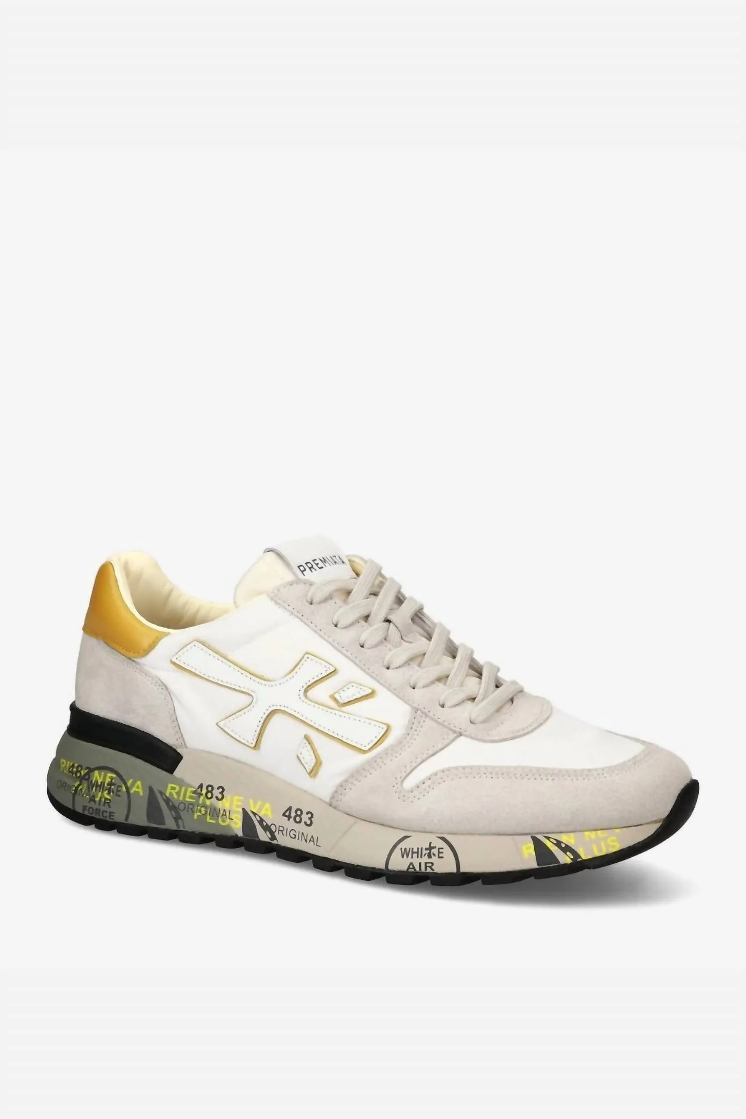 Men's Mick Sneaker In White/beige