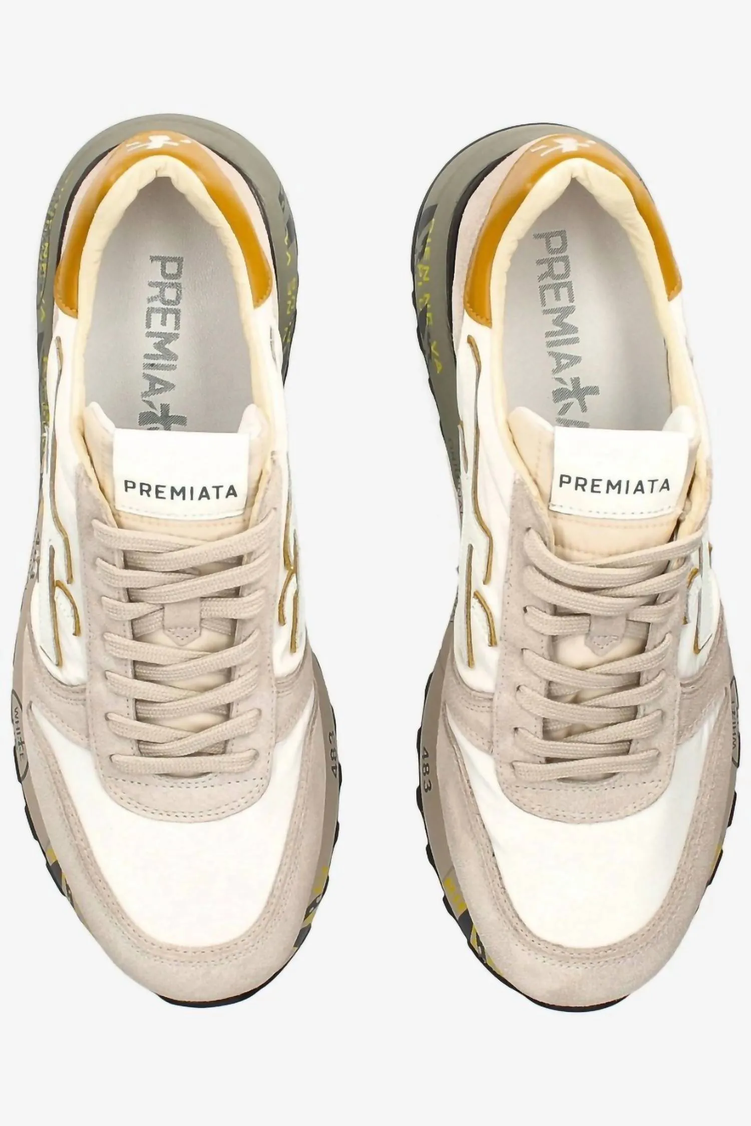 Men's Mick Sneaker In White/beige