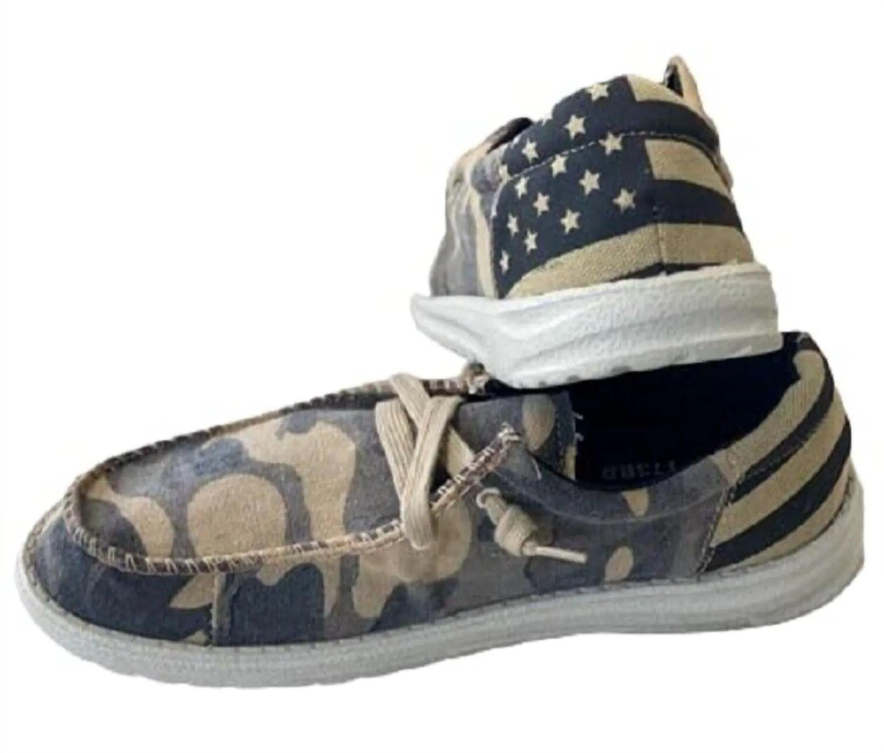 Men's Mr. J Cade Sneakers In Green Camo