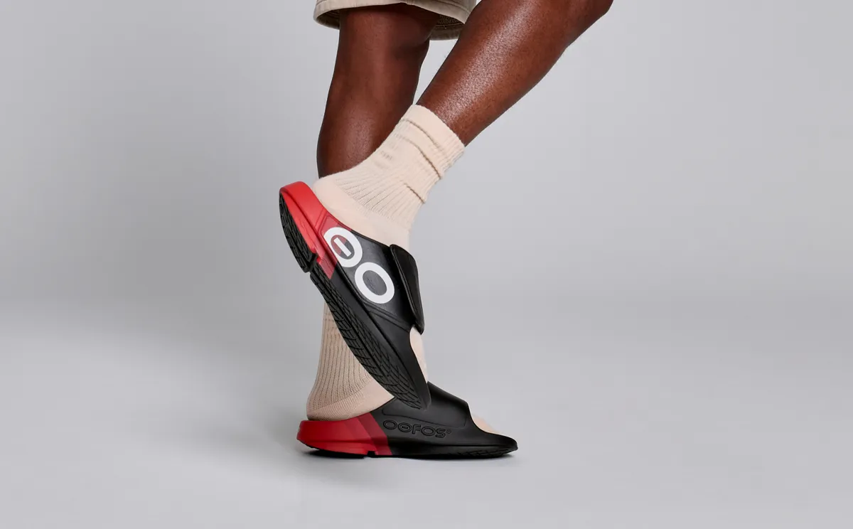 Men's OOahh Sport Flex Sandal - Fire Rally