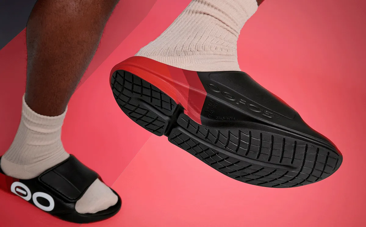 Men's OOahh Sport Flex Sandal - Fire Rally