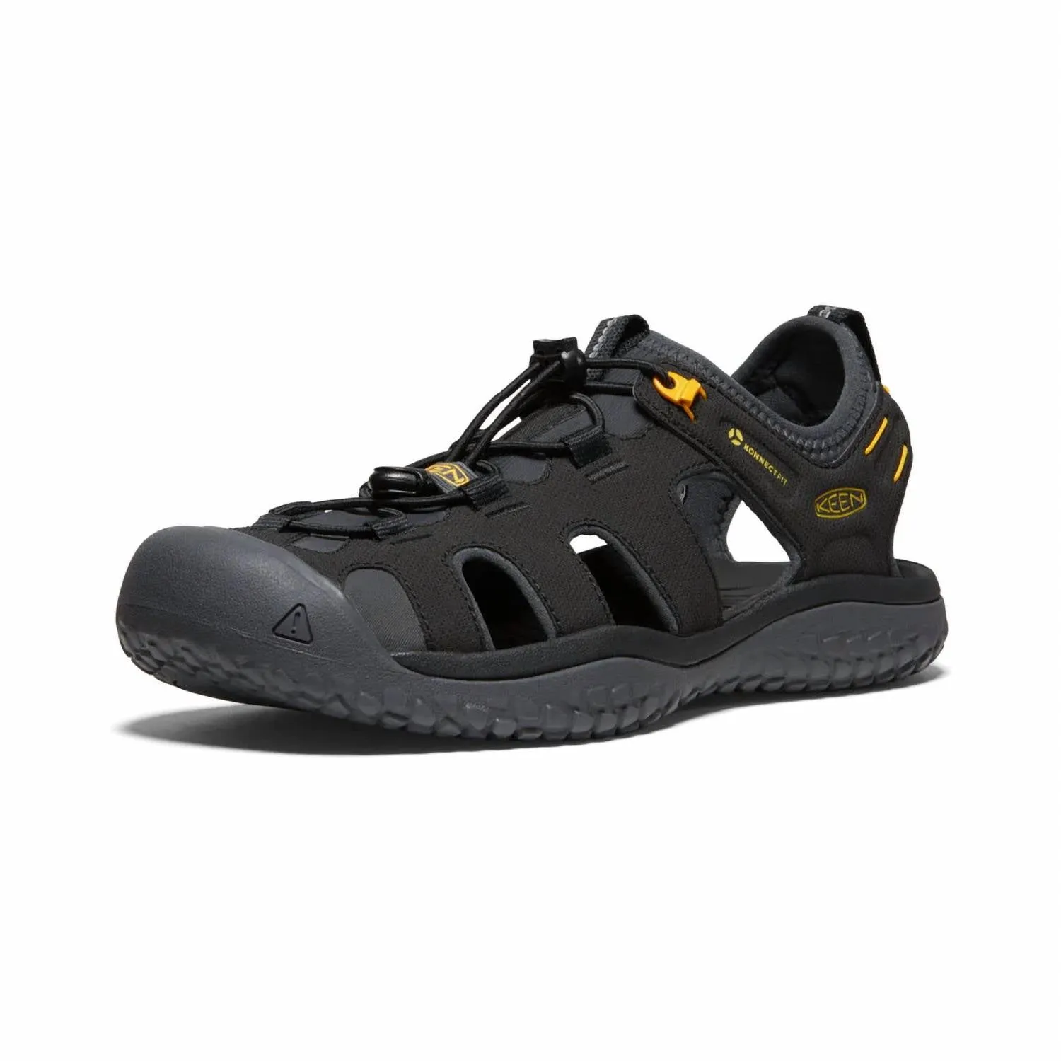 Men's Solr Sandal In Black/gold