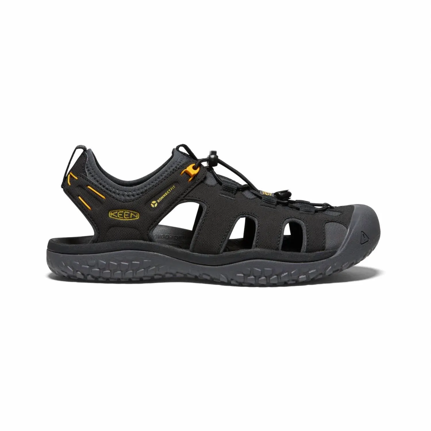 Men's Solr Sandal In Black/gold