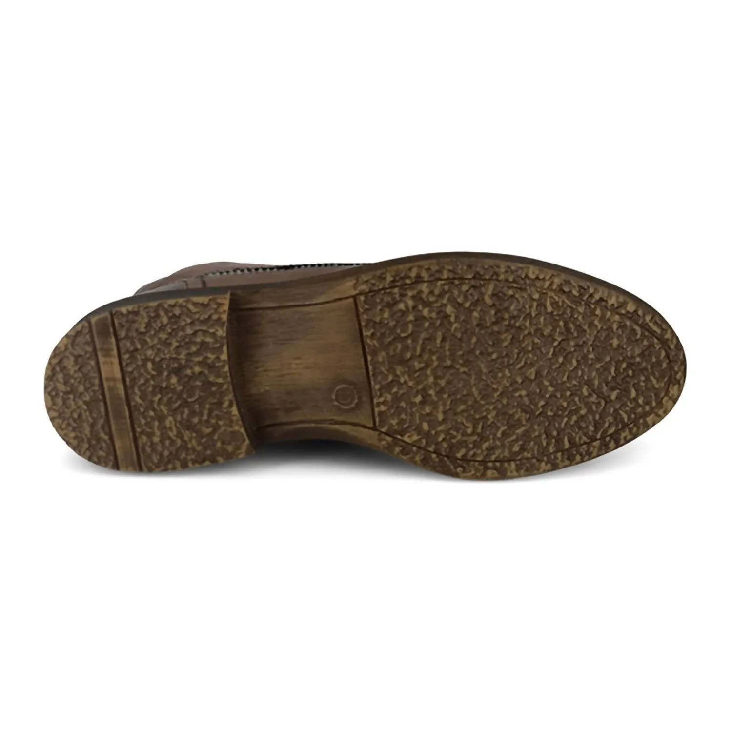 Men's Trey Leather Boot In Tan Black Scorched