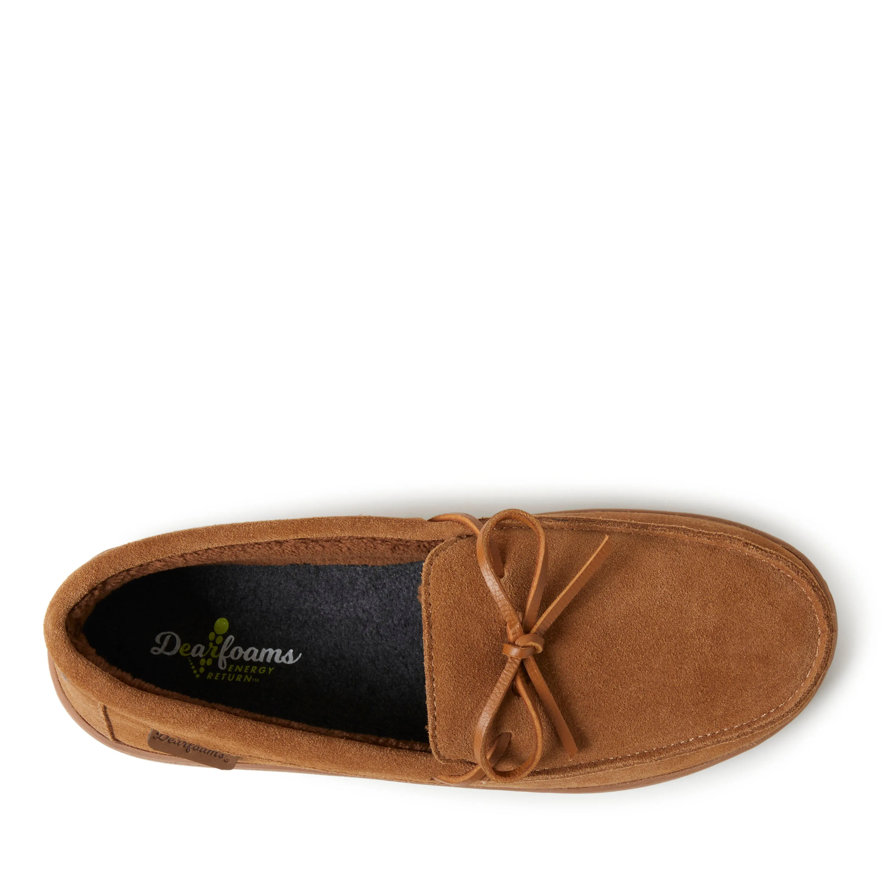 Men's Woodstock Genuine Suede Energy Return Moccasin Slippers