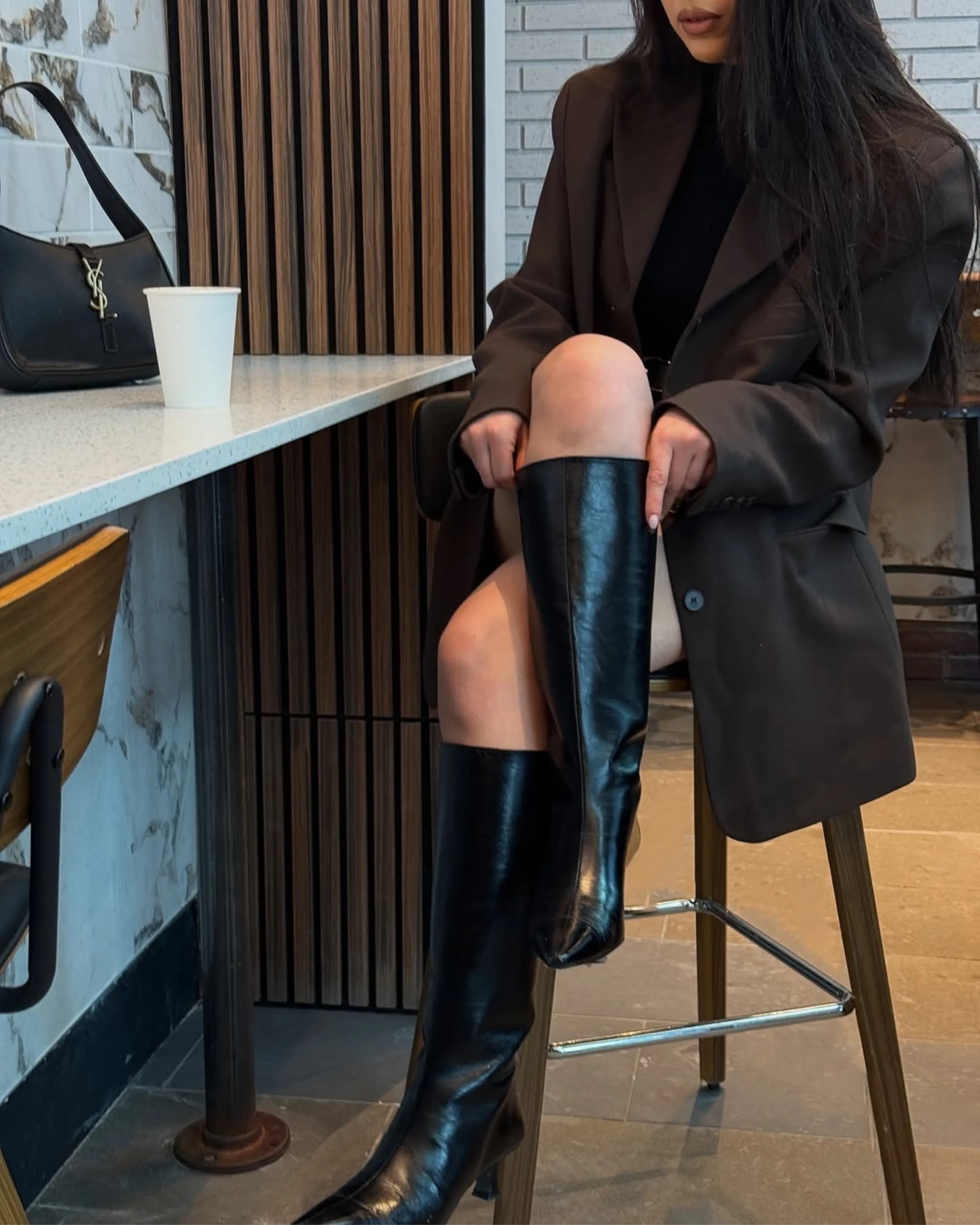 Merit Black Leather