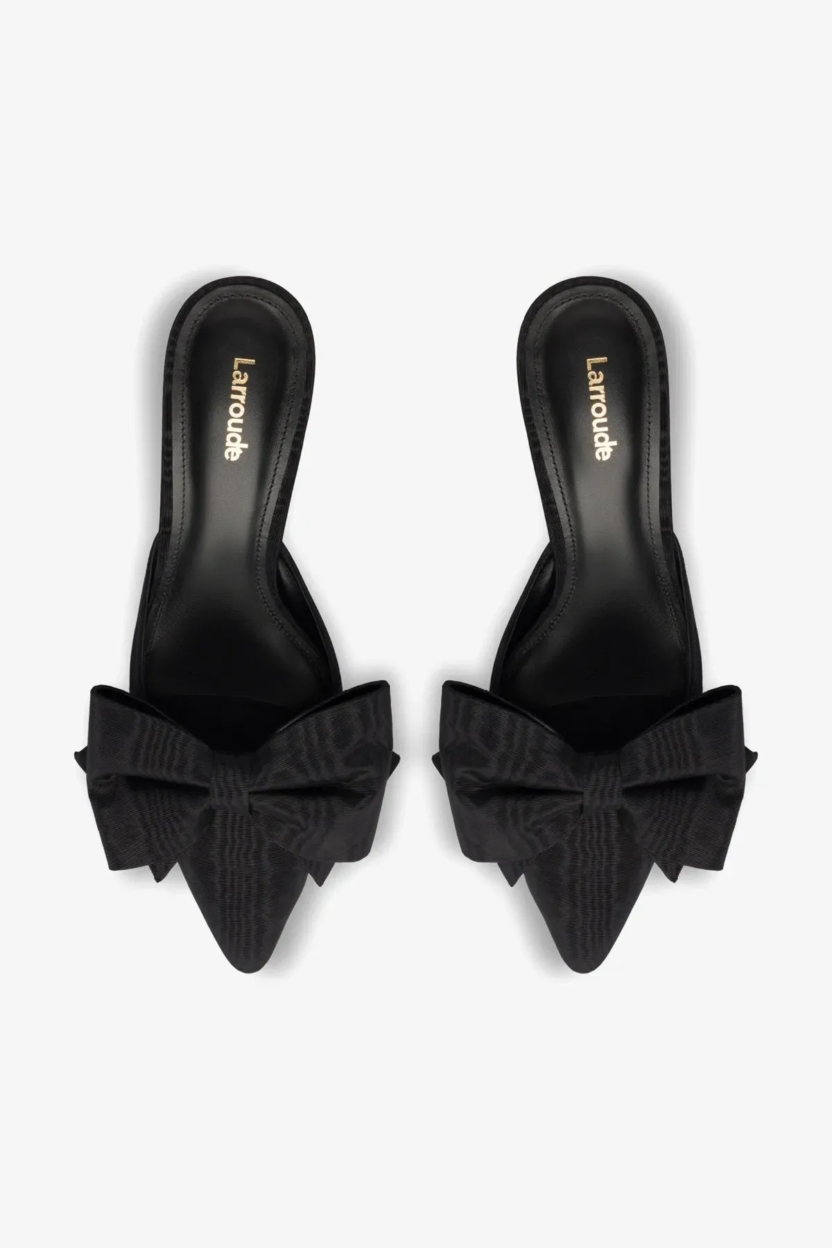 Mini Elle Pump In Black Fabric