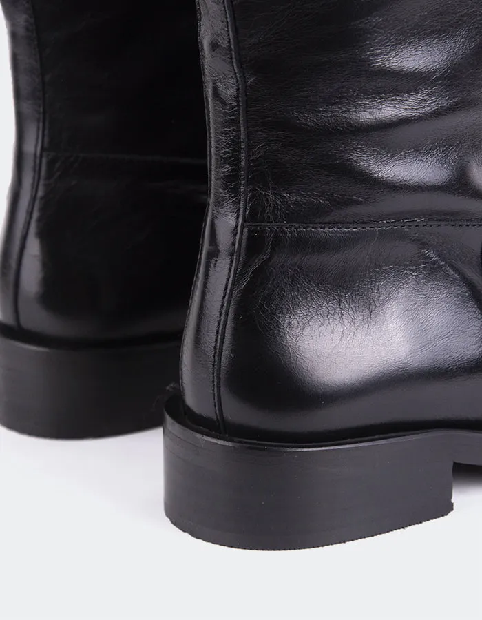 Moyle Black Leather