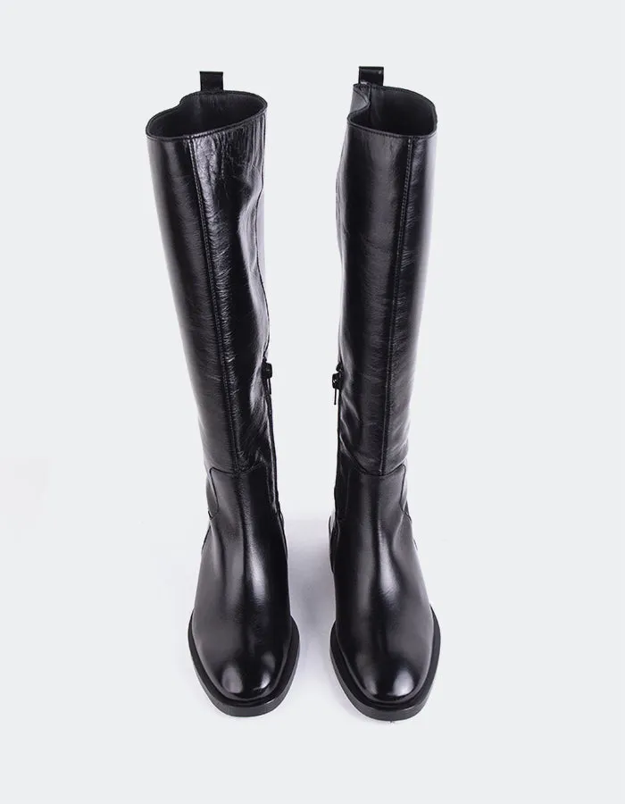 Moyle Black Leather