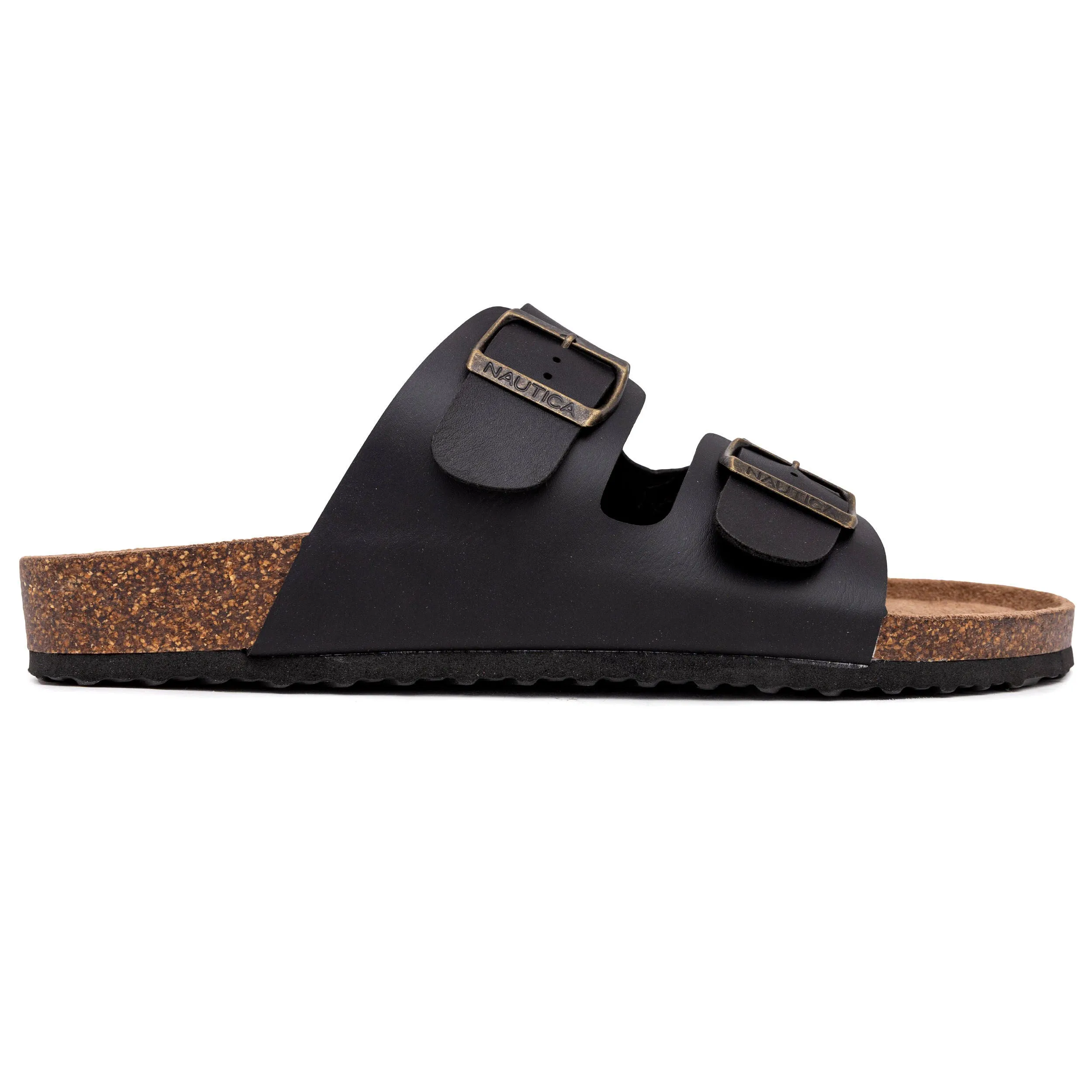 Nautica Mens Double Buckle Sandal
