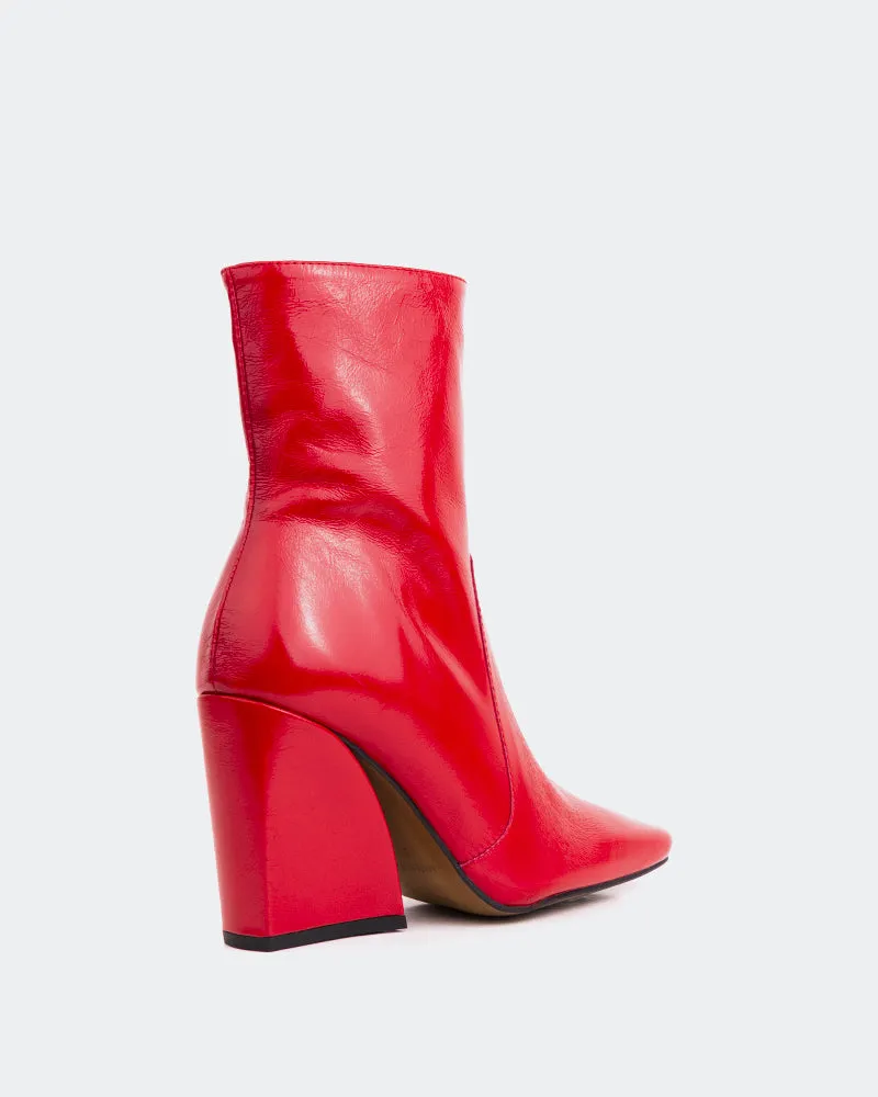 Nazaire Red Leather