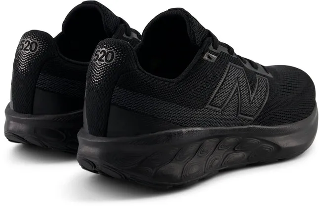 NEW BALANCE MEN'S 520 V9 TRIPLE BLACK RUNNING SHOES