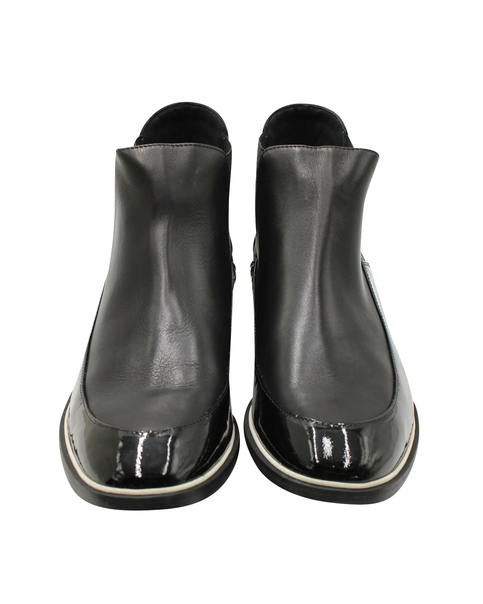 Nicholas Kirkwood Quilted Ankle Boots in Black Leather