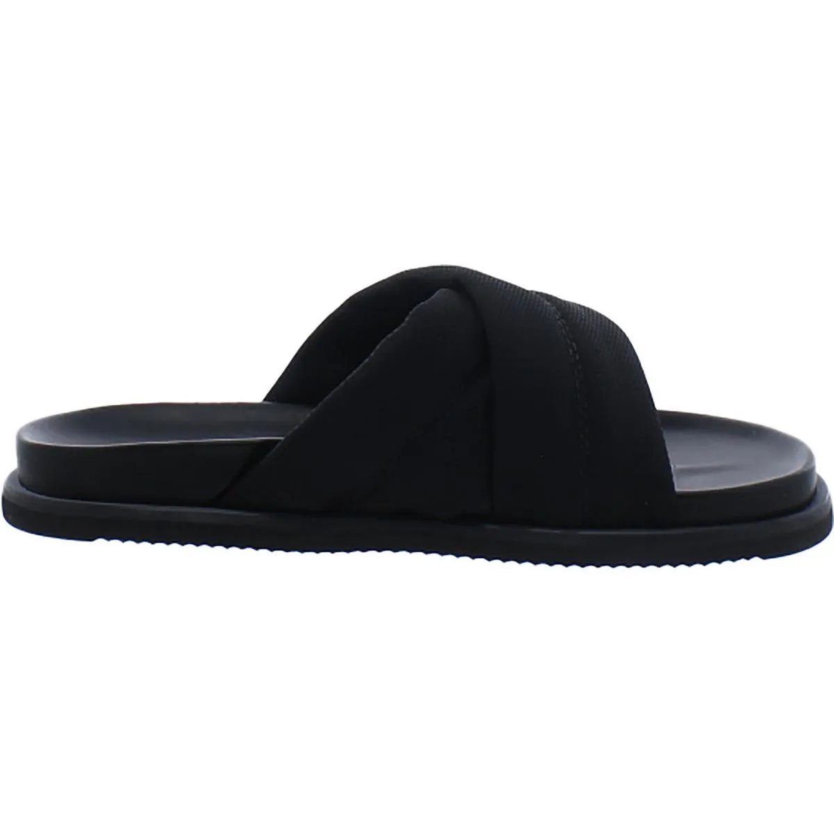 Park Mens Leather Slip-On Slide Sandals