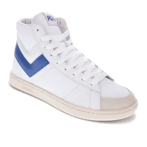 PONY Mens M-Pro High Genuine Leather and Suede Premium Lace Up Athletic Sneaker Shoe