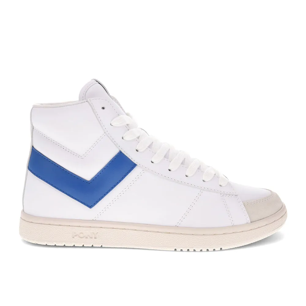 PONY Mens M-Pro High Genuine Leather and Suede Premium Lace Up Athletic Sneaker Shoe