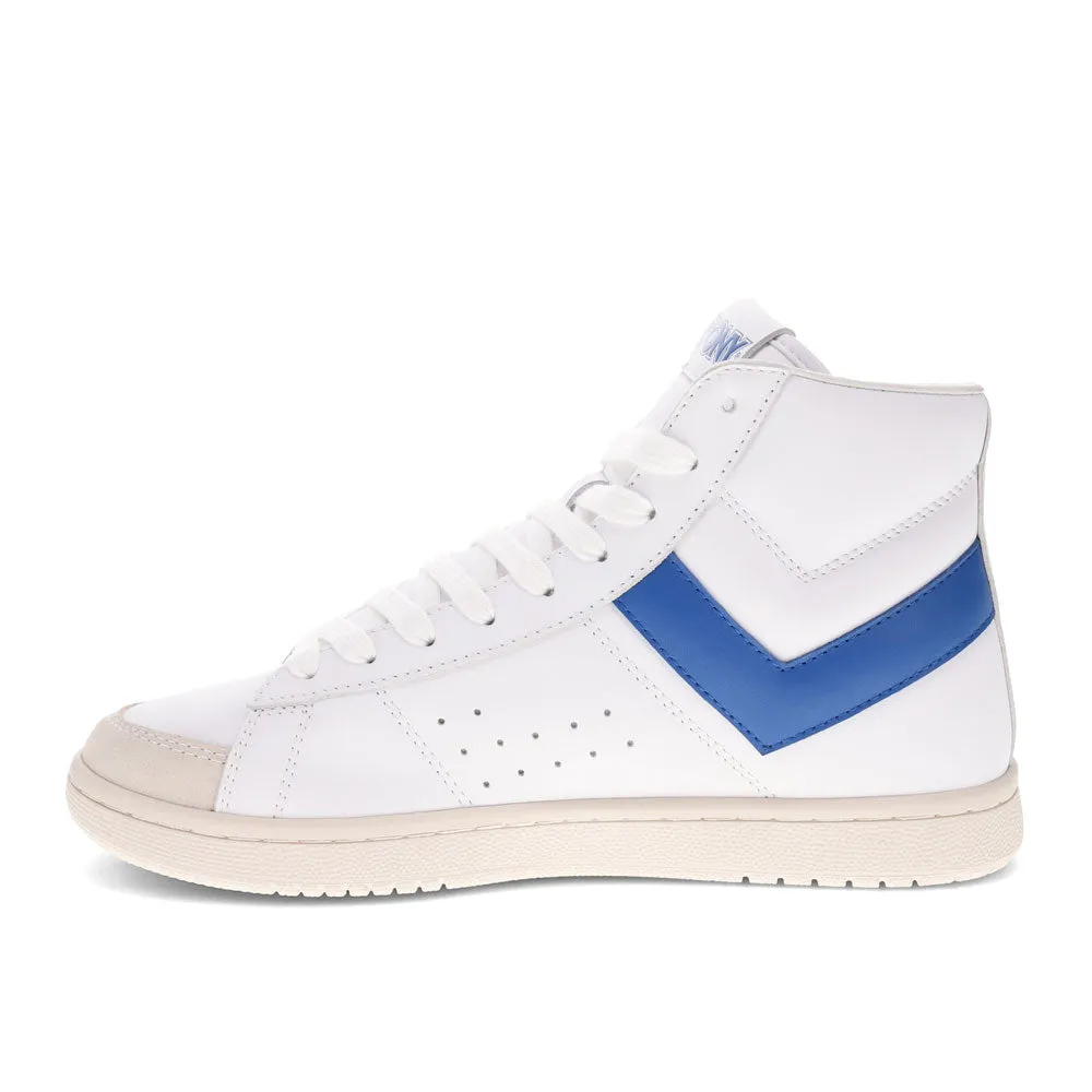 PONY Mens M-Pro High Genuine Leather and Suede Premium Lace Up Athletic Sneaker Shoe