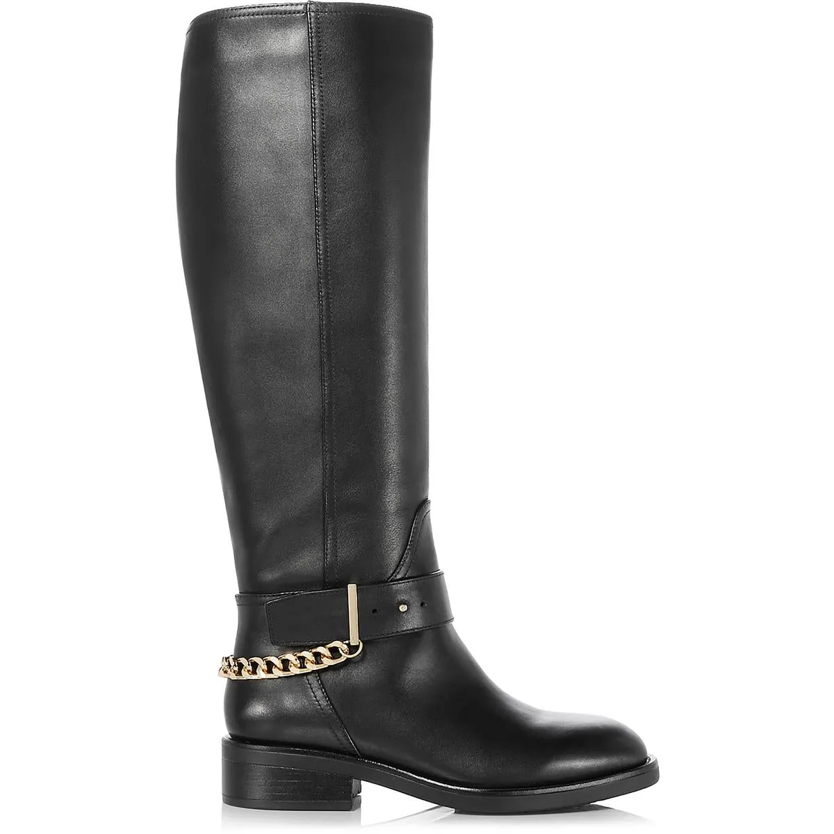 RILEY Womens Leather Round toe Knee-High Boots