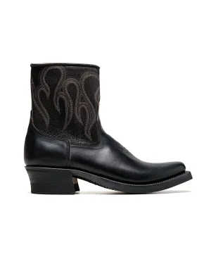 Rolling Dub Trio Loro Zip Black Flame Embroidery