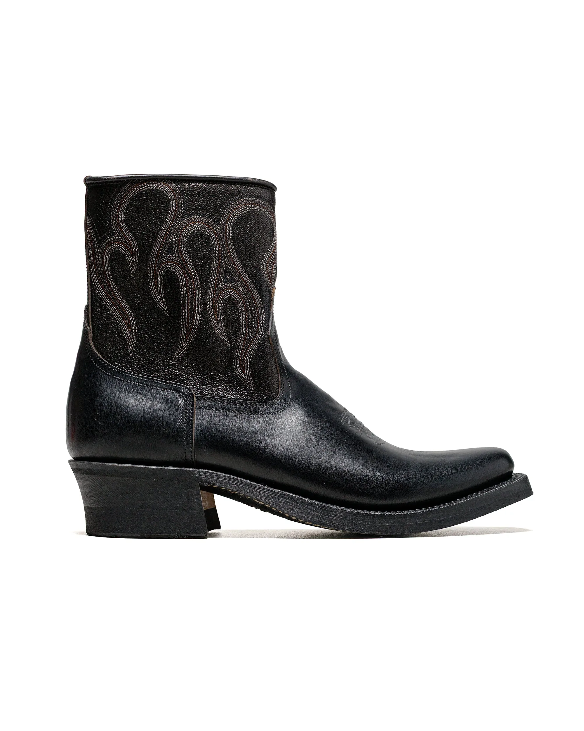 Rolling Dub Trio Loro Zip Black Flame Embroidery