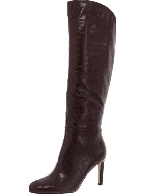 Shauna Womens Leather Knee-High Boots