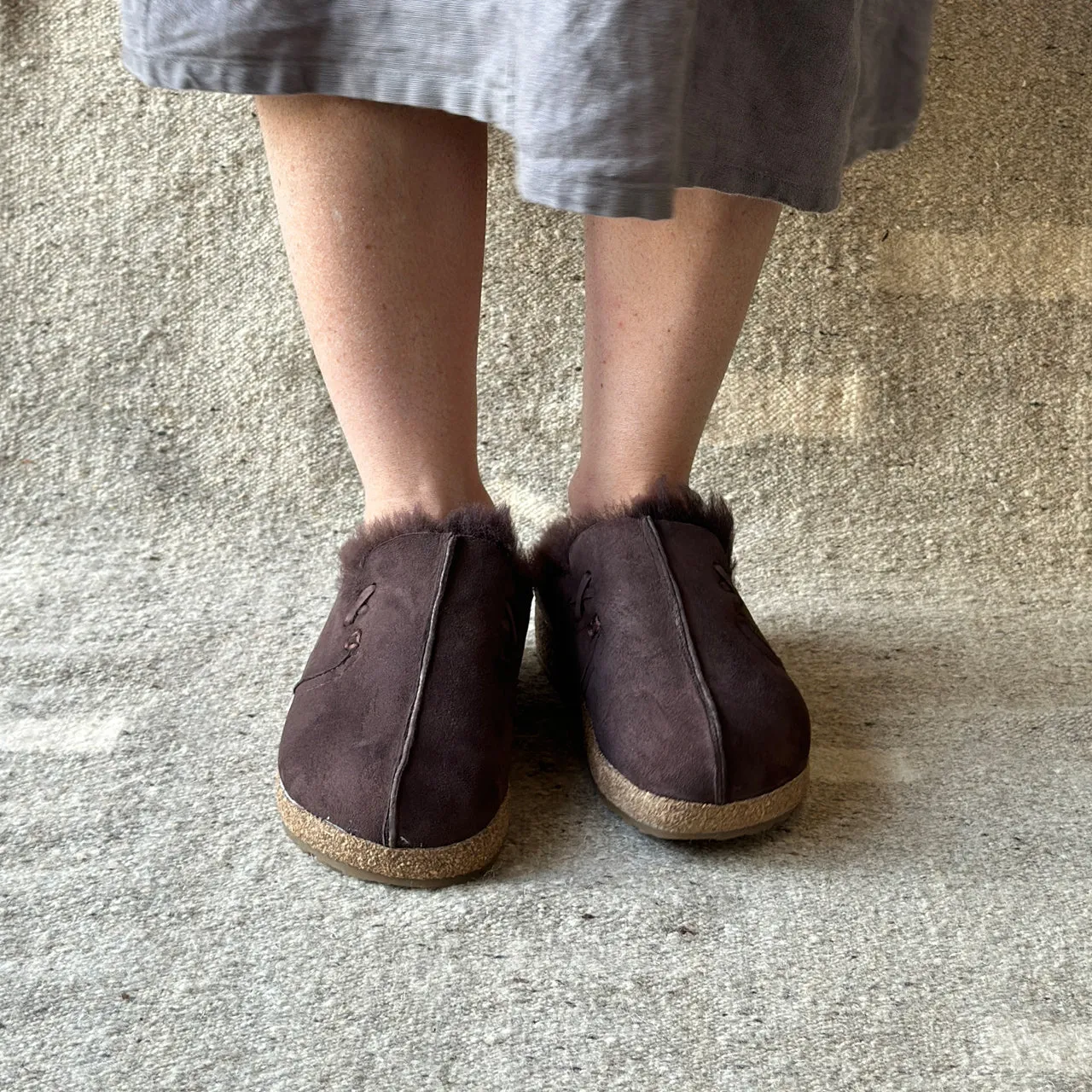 Sheepskin Clogs - Saskatchewan - Coffee AW24 (Adults 37-42)
