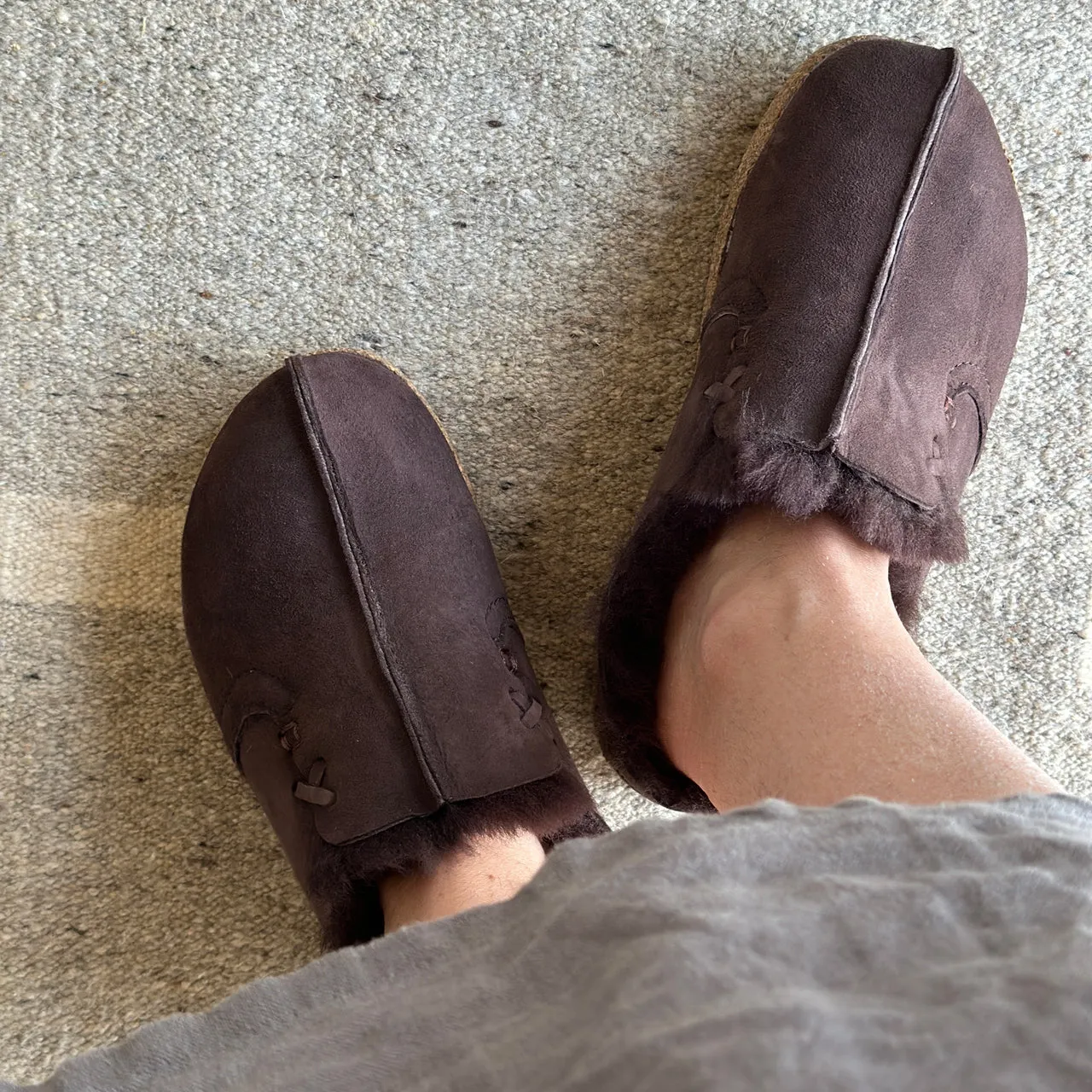 Sheepskin Clogs - Saskatchewan - Coffee AW24 (Adults 37-42)