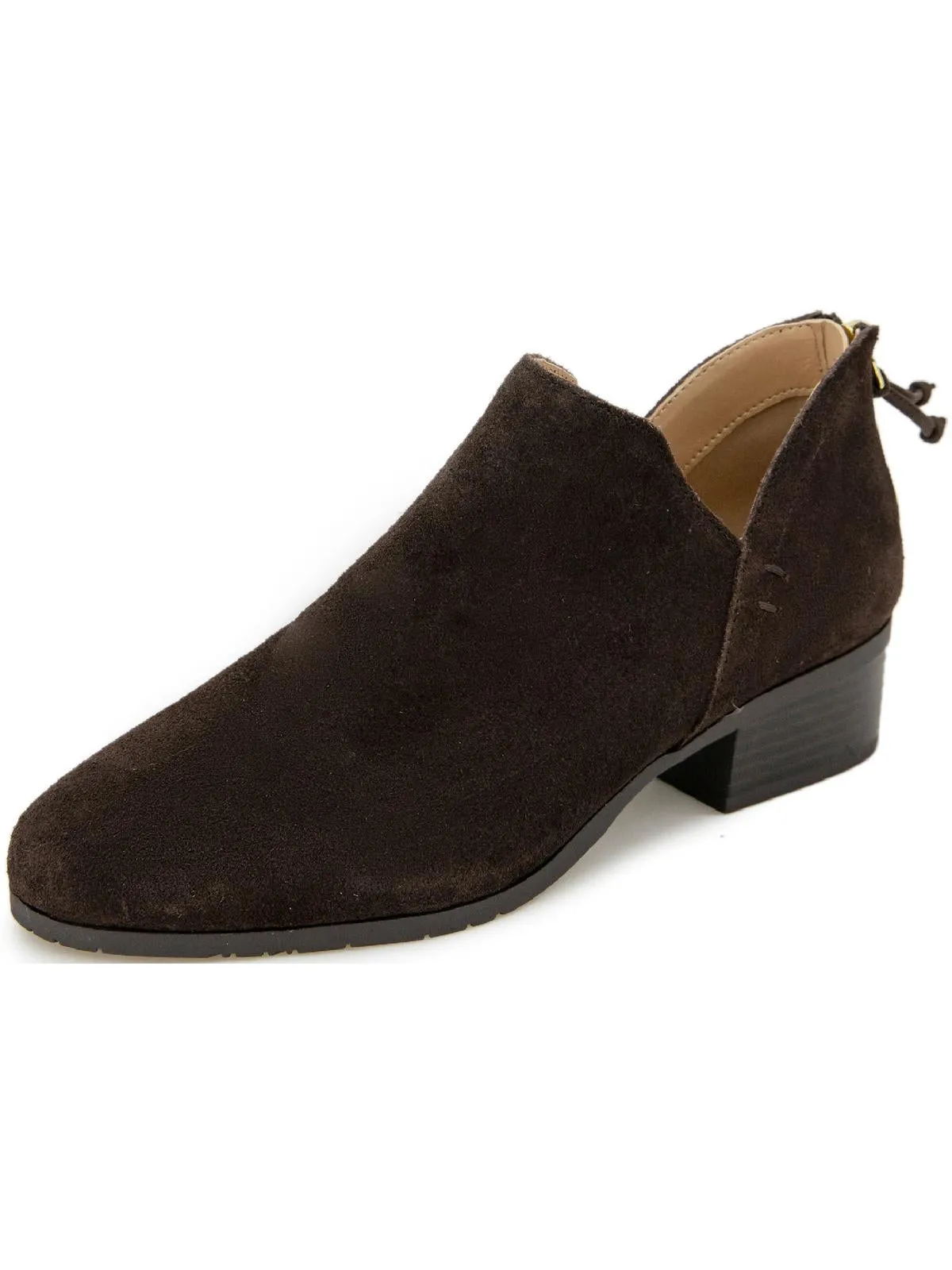 Side Skip Womens Padded Insole Block Heel Chelsea Boots