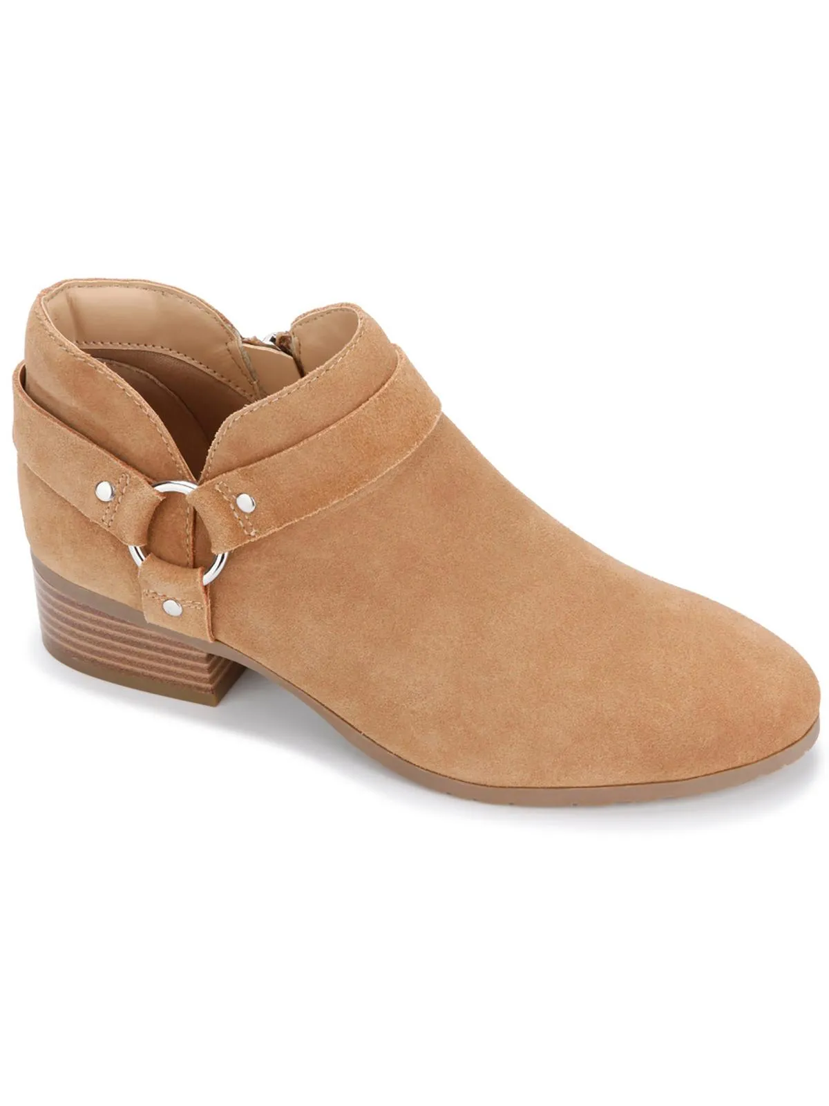 Side Skip Womens Padded Insole Block Heel Chelsea Boots