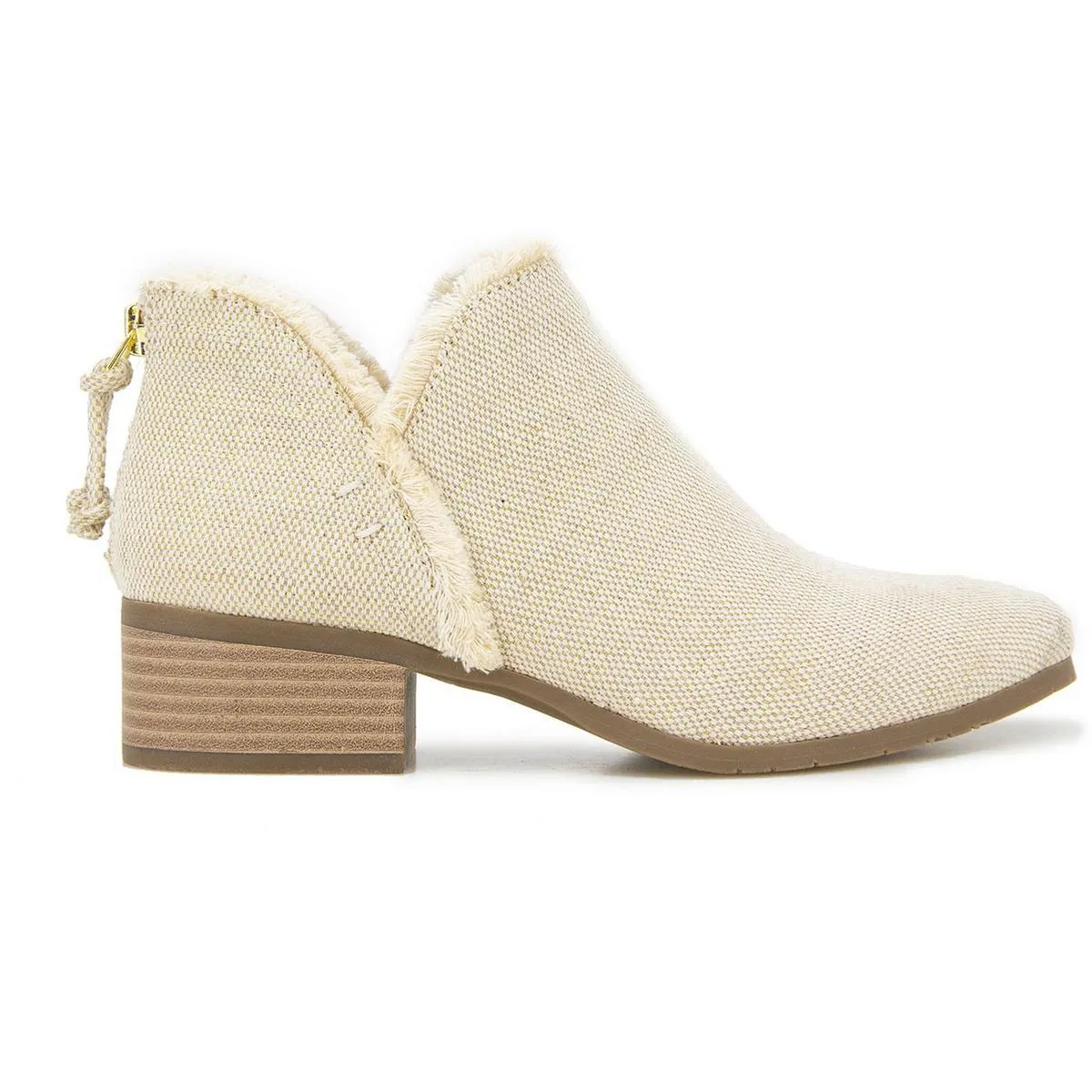 Side Skip Womens Padded Insole Block Heel Chelsea Boots