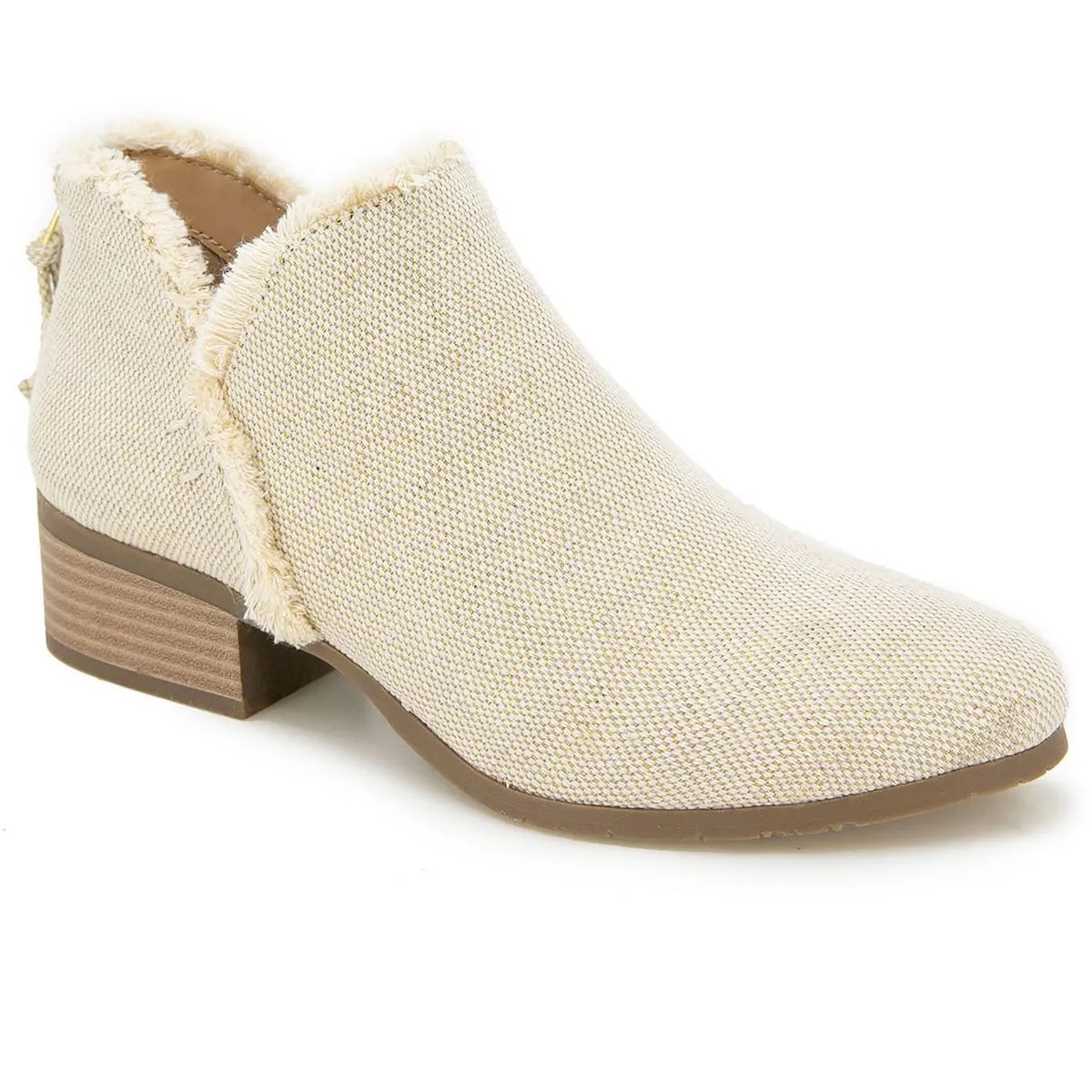 Side Skip Womens Padded Insole Block Heel Chelsea Boots
