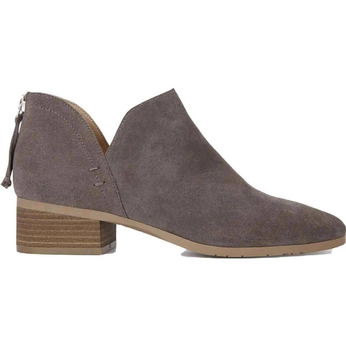 Side Skip Womens Padded Insole Block Heel Chelsea Boots