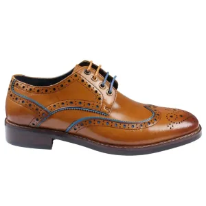 Simon Brogue Leather Shoes