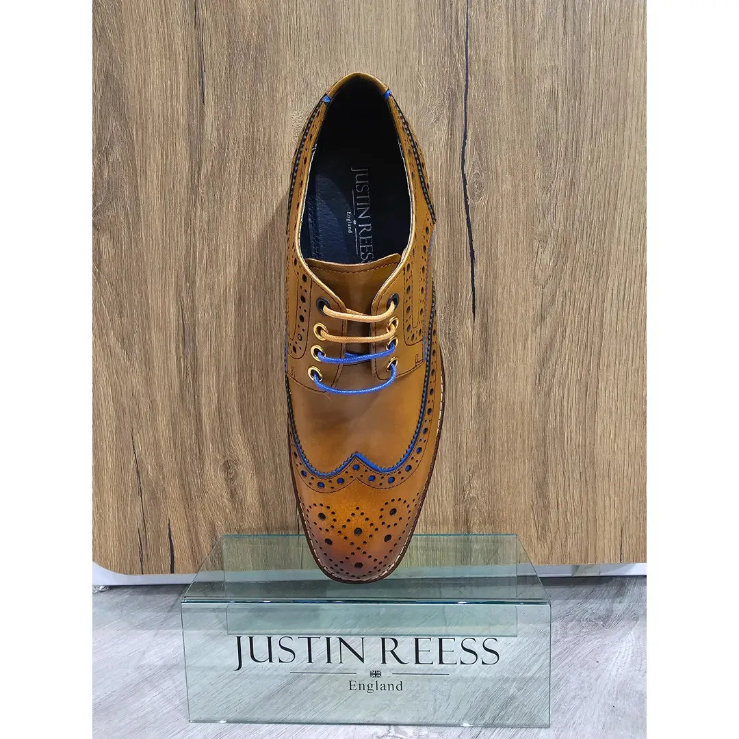 Simon Brogue Leather Shoes