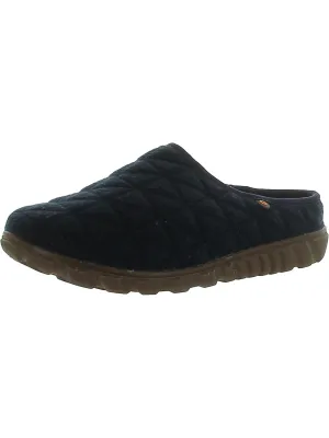 SNWDY Womens Faux Fur Lined Comfy Slide Slippers