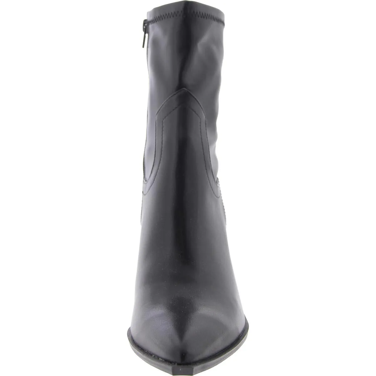 Striker Womens Faux Leather Solid Mid-Calf Boots