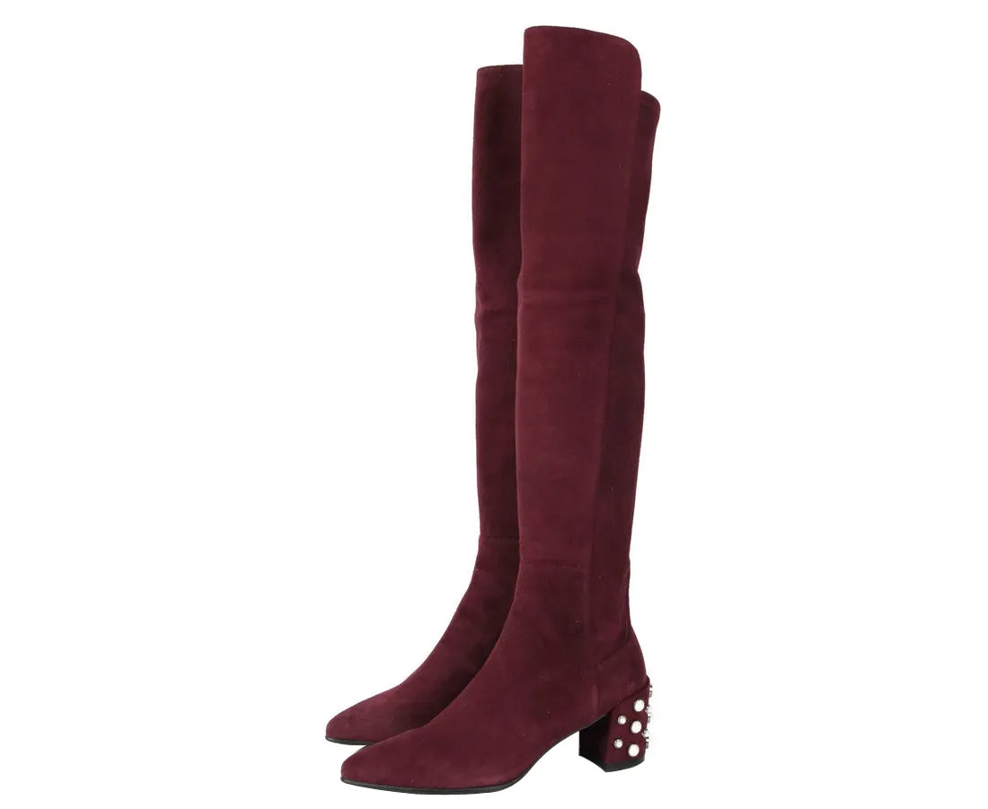 Stuart Weitzman Women's Suede Knee High Boot