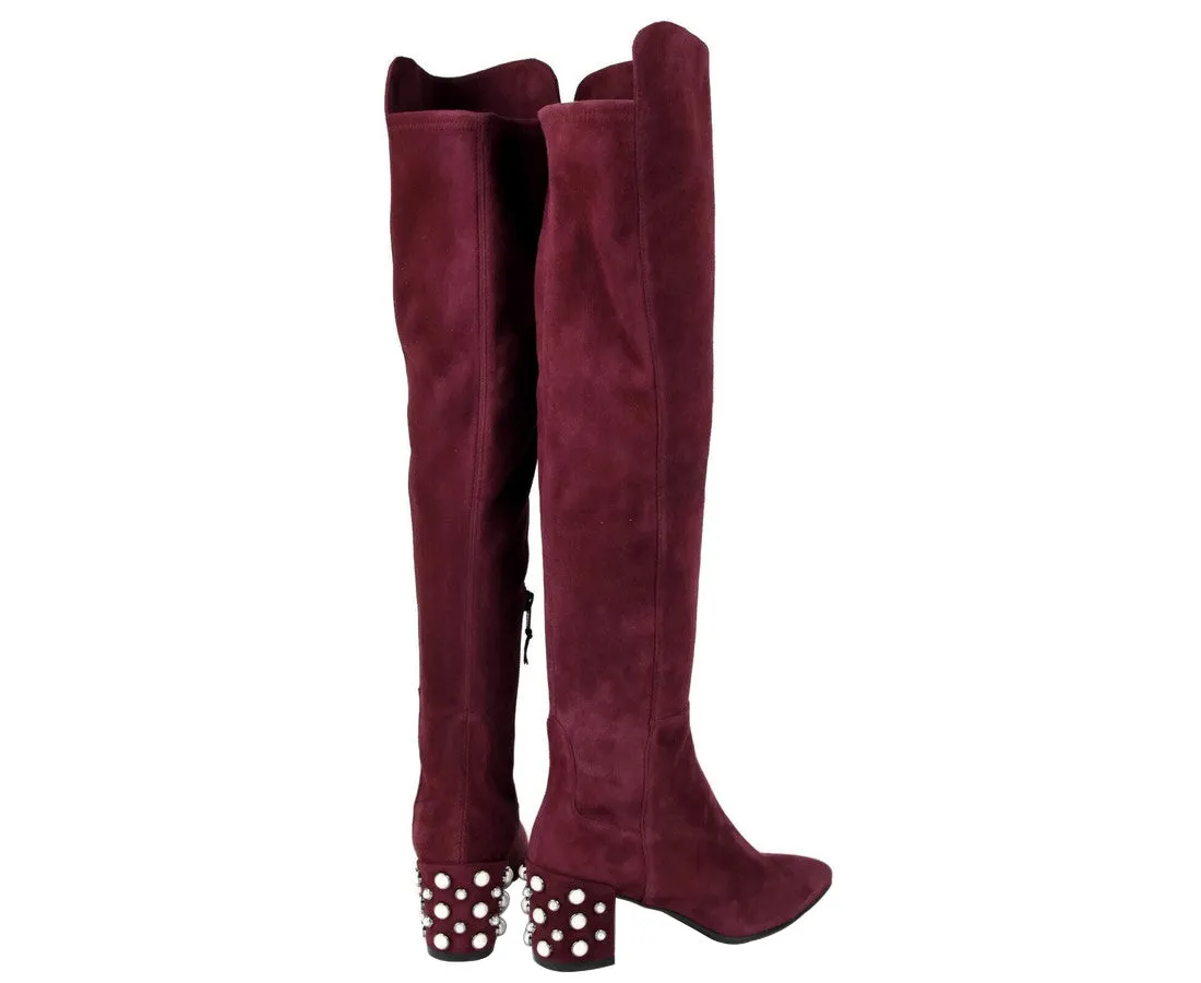 Stuart Weitzman Women's Suede Knee High Boot